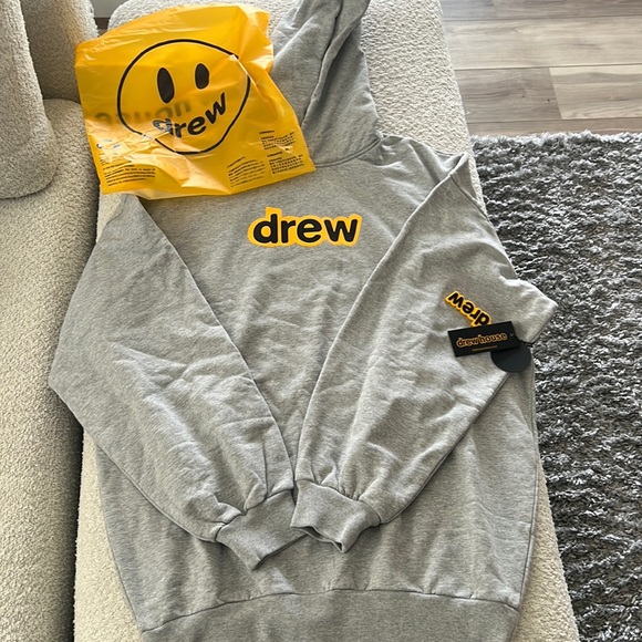NWT Drew House Heather Grey Drew Secret Long Hoodie